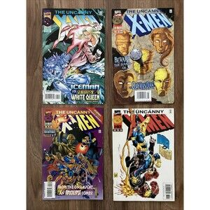 Uncanny X-Men: No. 331, 332, 335, & 339. Marvel Comics (1996) Onslaught, Iceman